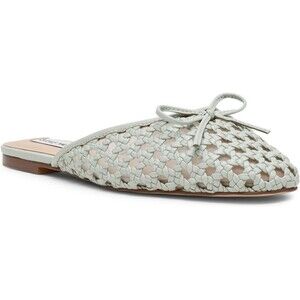 Steve Madden Birdee Slippers Women's US 7 Mint Slip On Round Toe Mule ZOGG1468